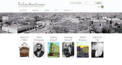 Desktop Screenshot of history.fcgov.com